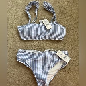 Vineyard Vines Seersucker Bikini Swimsuit